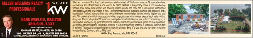 Keller Williams Realty Professionals - Hans Woelfle