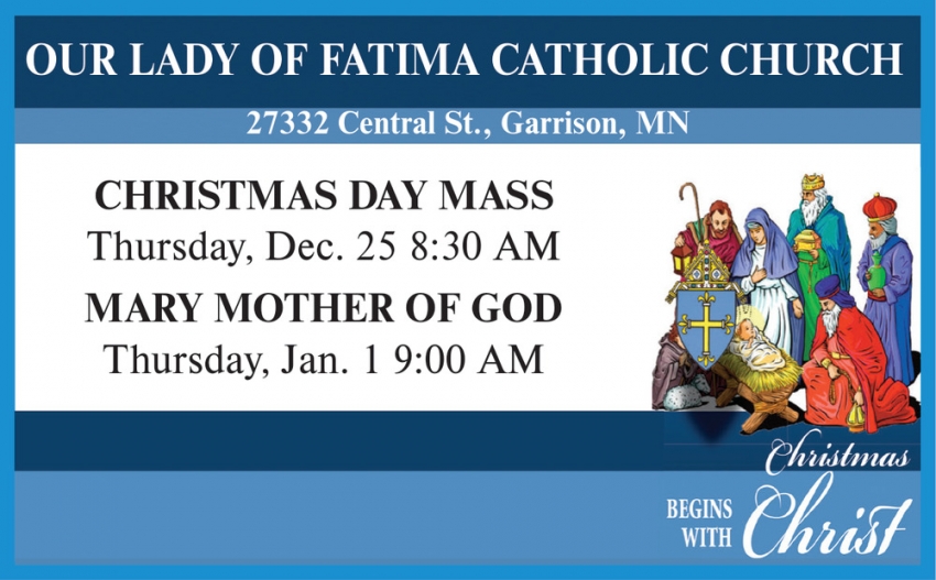 Our Lady of Fatima Catholic Church - Garrison