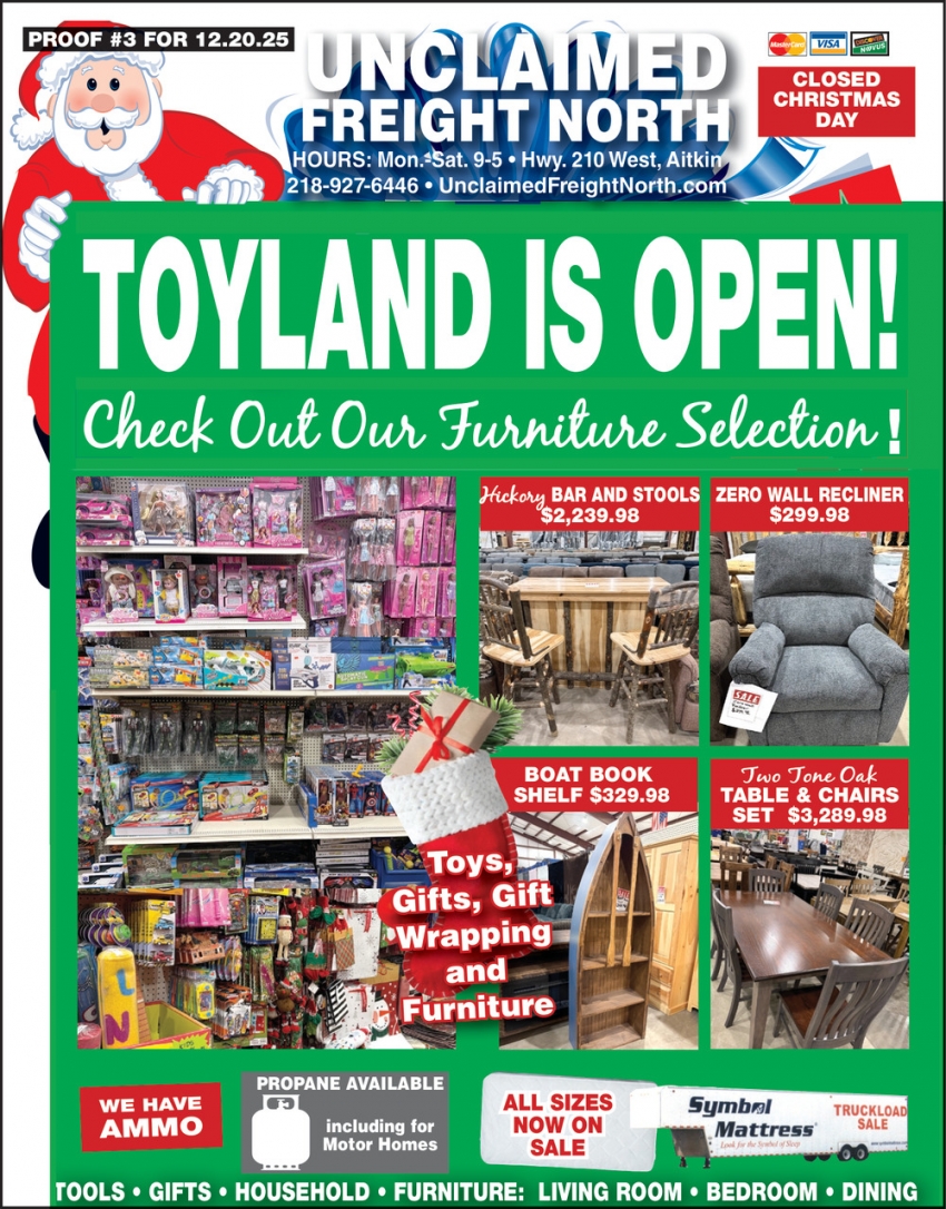 Unclaimed Freight North