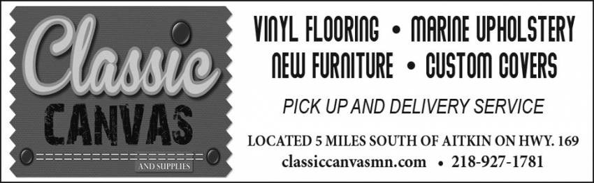 Classic Canvas and Pontoons