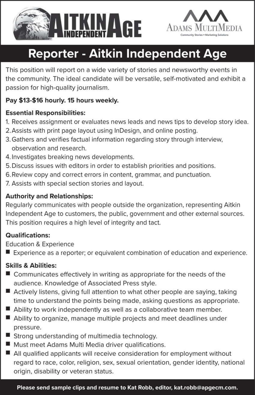 Aitkin Independent Age