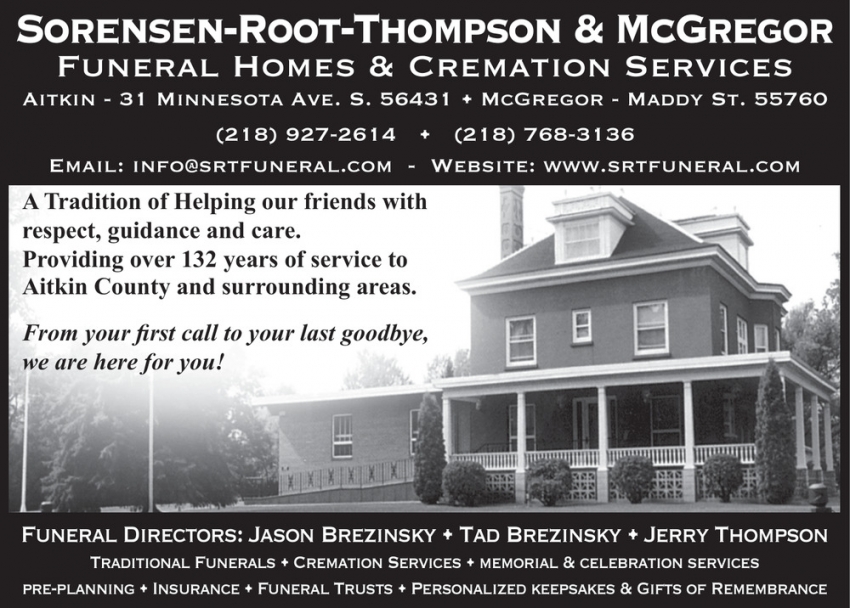 SRT Sorensen-Root-Thompson