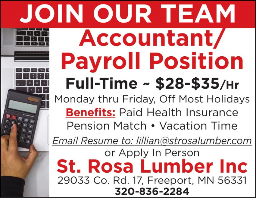 St. Rosa Lumber Inc.