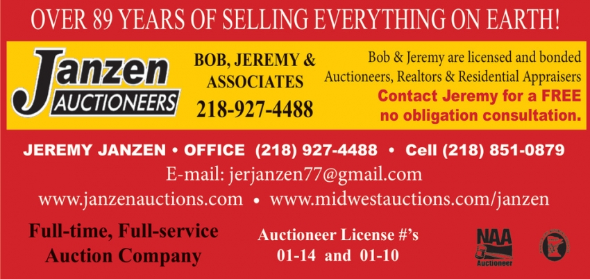 Janzen Auctioneers