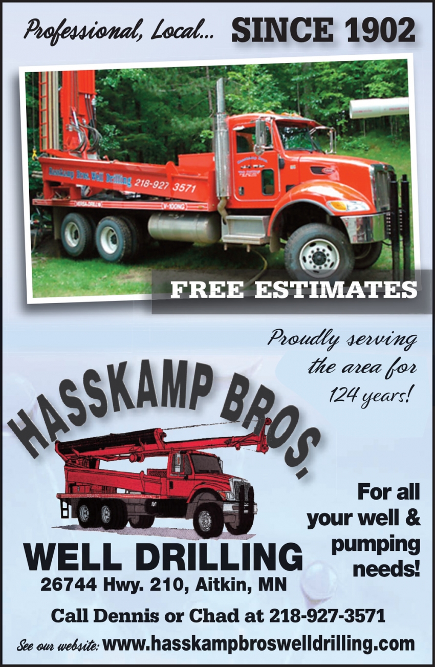 Hasskamp Bros. Well Drilling