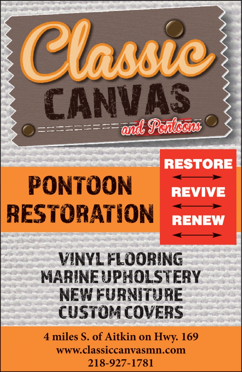 Classic Canvas and Pontoons