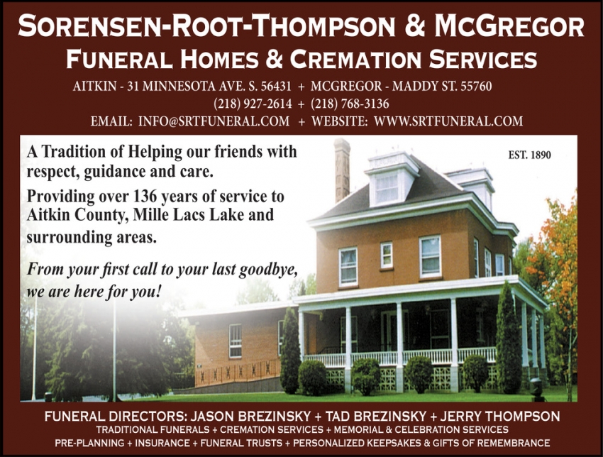 SRT Sorensen-Root-Thompson