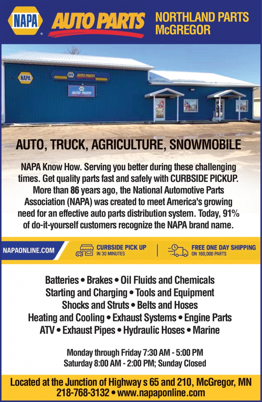 Northland Parts McGregor