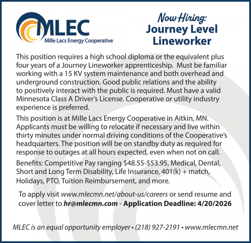 MLEC - Mille Lacs Energy Cooperative