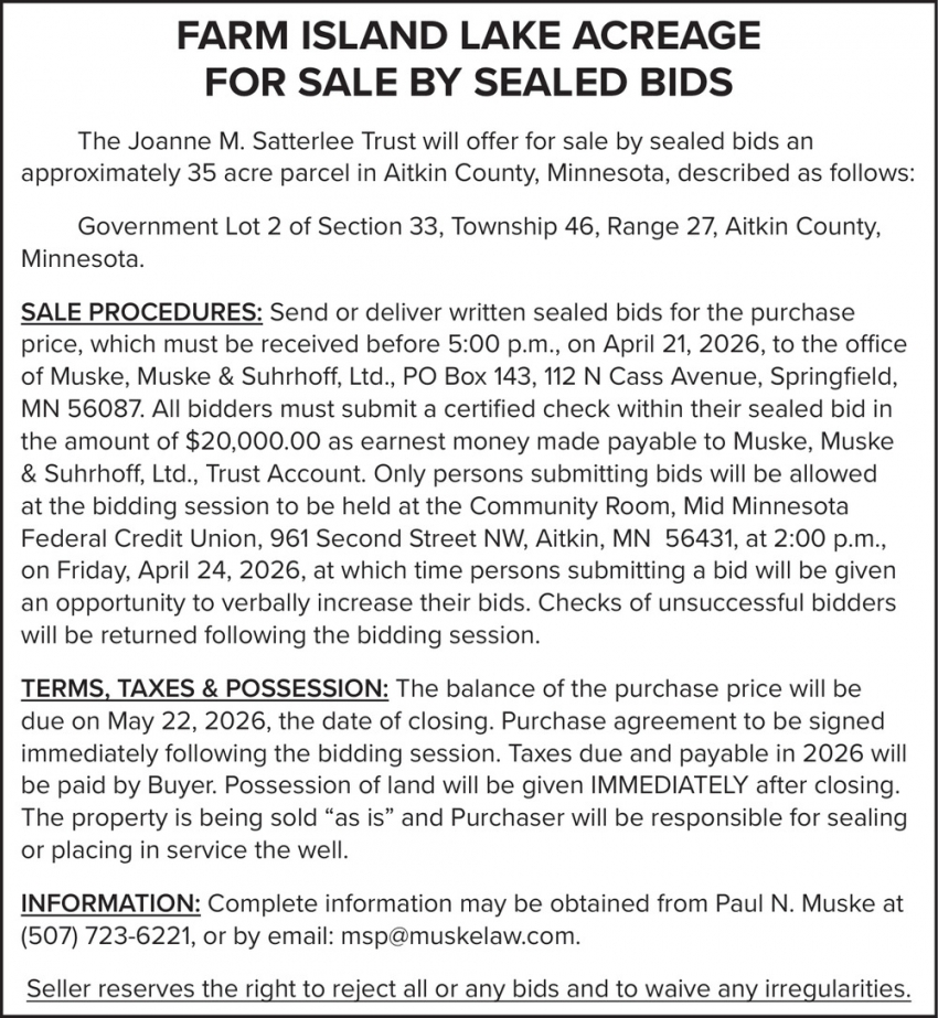 Farm Island Township