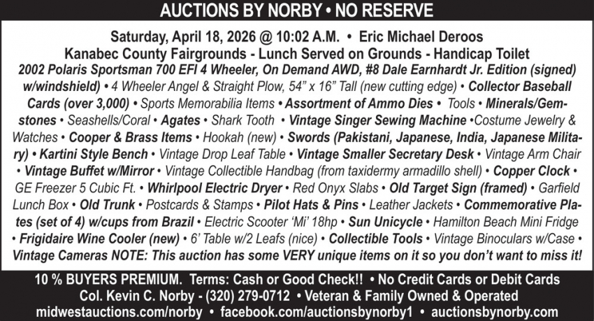 Auctions by Robyn & Norby
