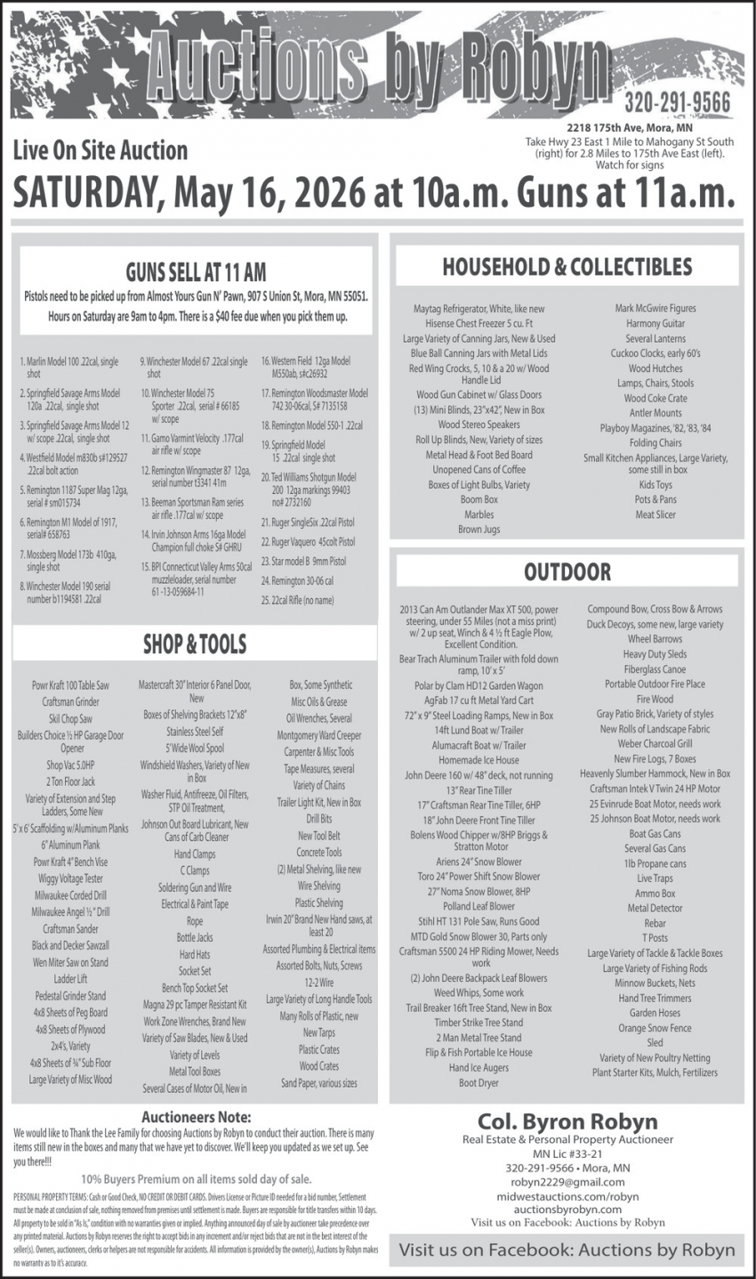 Auctions by Robyn & Norby