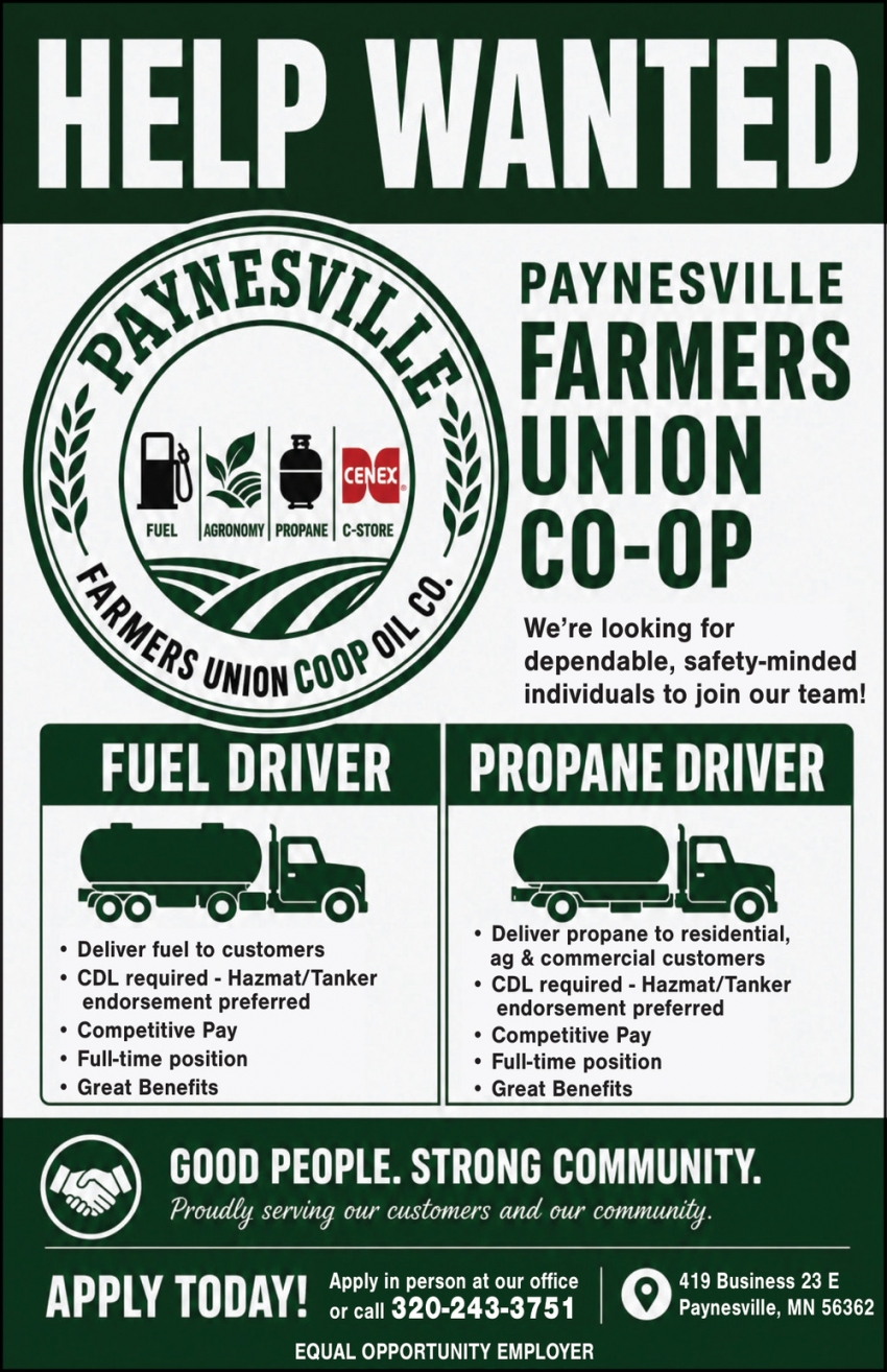 Farmers Union Coop Oil Co. - Paynesville