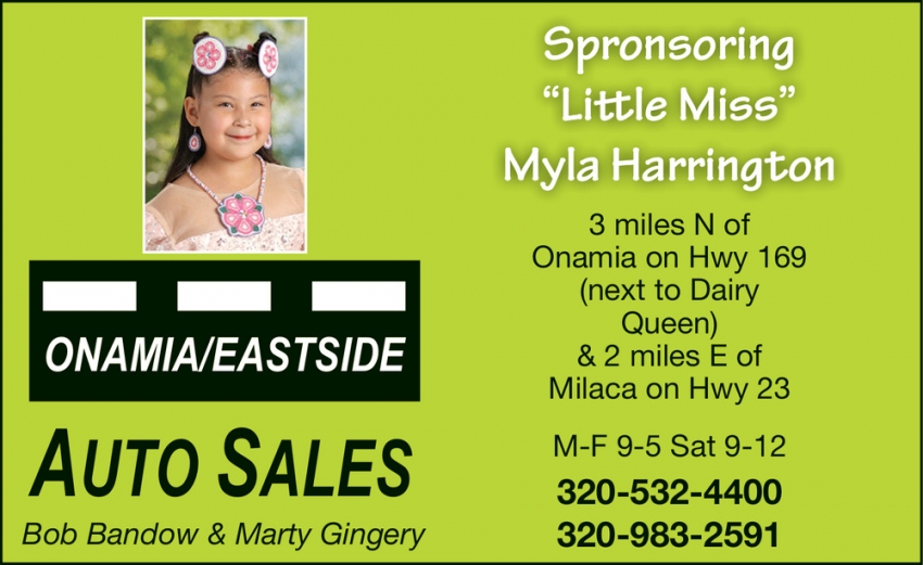 Onamia/Eastside Auto Sales