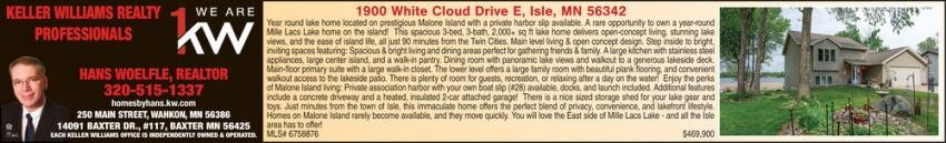 Keller Williams Realty Professionals - Hans Woelfle