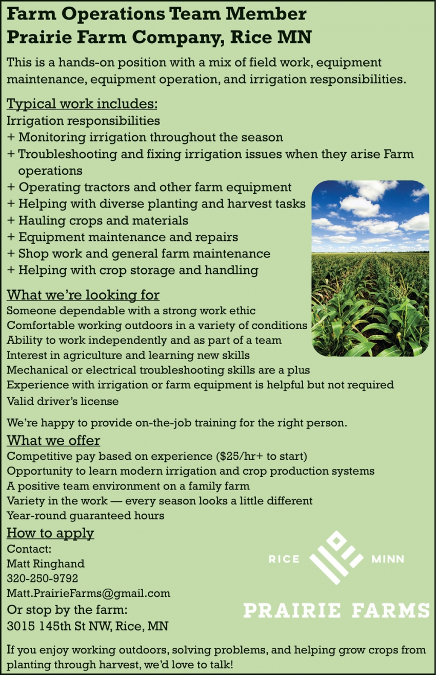 Prairie Farms Co.