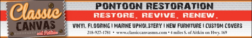 Classic Canvas and Pontoons