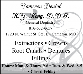 Extractions - Crowns - Root Canals - Dentures