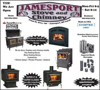 Jamesport stove And Chimney