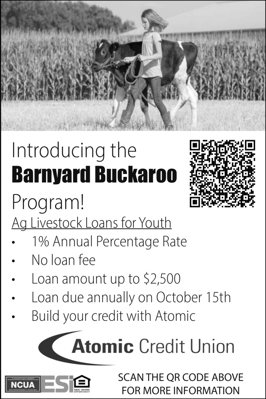 Introducing the barnyard buckaroo atomic credit union piketon oh