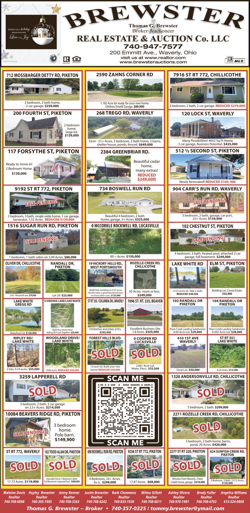 Sale Pending!, Brewster Real Estate & Auction Co. LLC, Waverly, OH