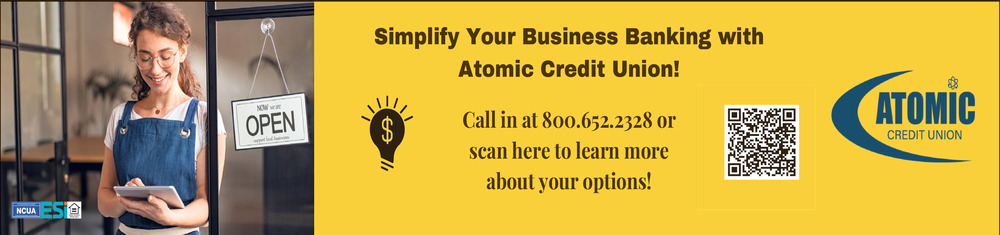 Simplify Your Business With Us, Atomic Credit Union, Piketon, OH