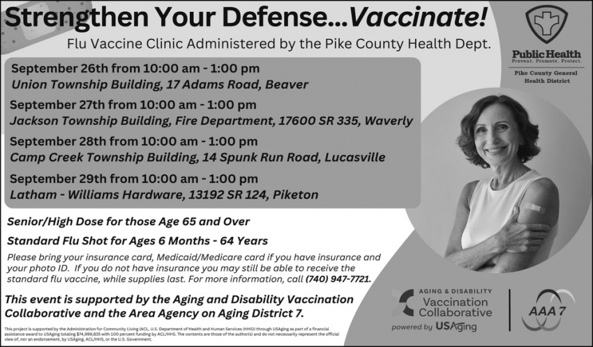 Strengthen Your Defense... Vaccinate!