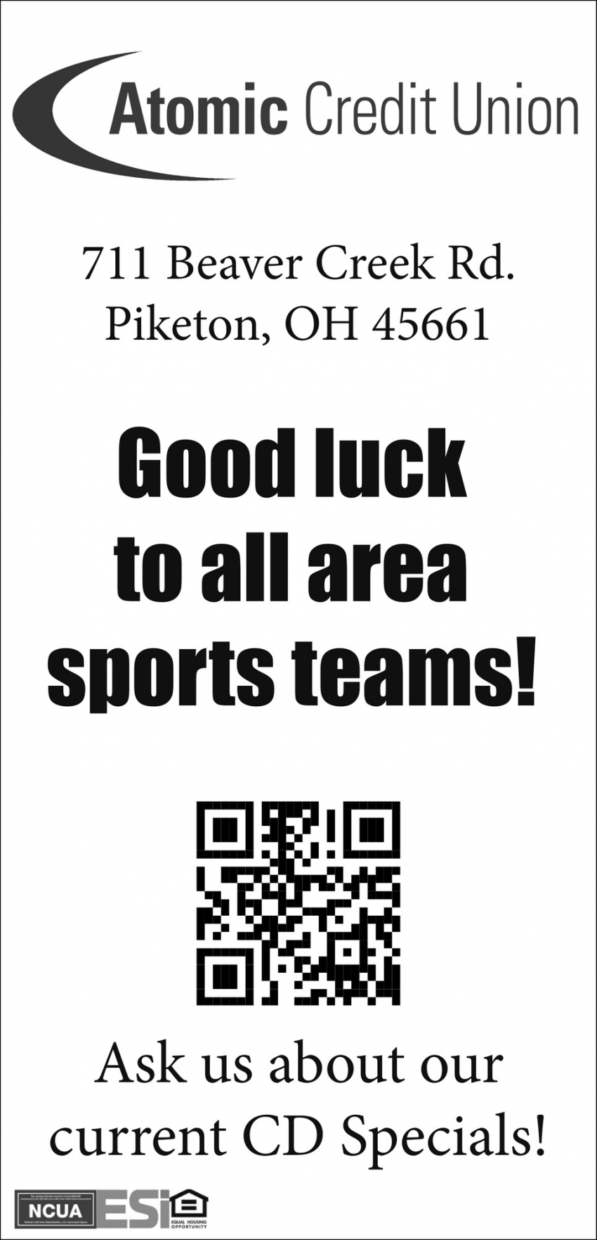Good Luck To All Area Teams!