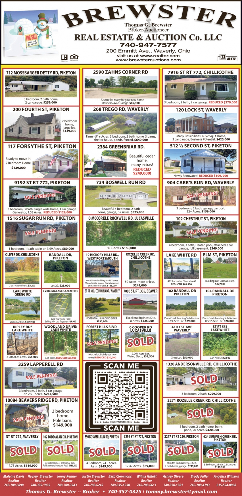 Sale Pending!, Brewster Real Estate & Auction Co. LLC, Waverly, OH