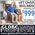 Lift Chair Recliners Starting at $999