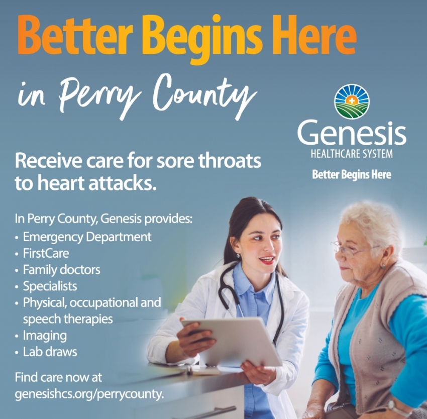 Better Begins Here, Genesis Healthcare System, Zanesville, OH