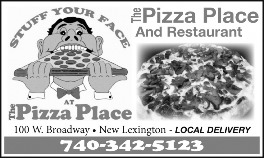 Stuff Your Face, The Pizza Place and Restaurant, New Lexington, OH