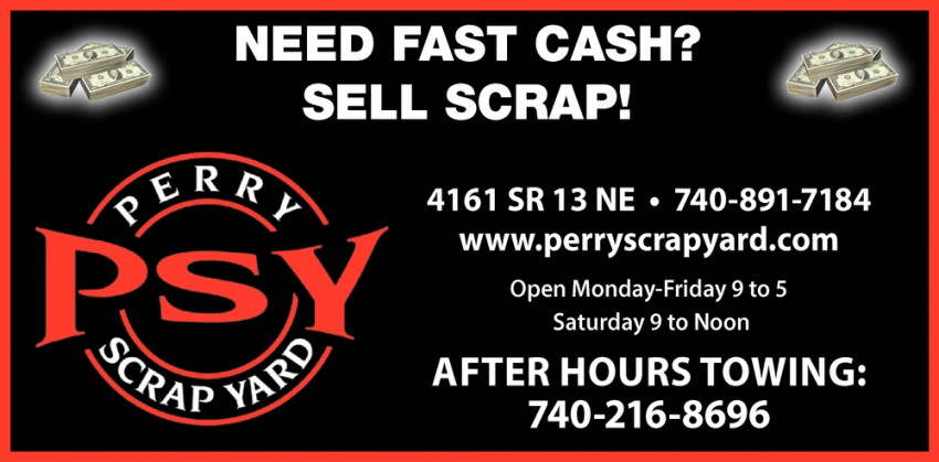 Need Fast Cash? Sell Scrap!