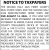 Property Tax Notice