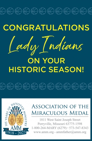 Congratulations Lady Indians