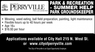 Park & Recreation Summer Help