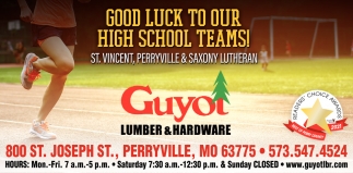 Good Luck to Our High School Teams!