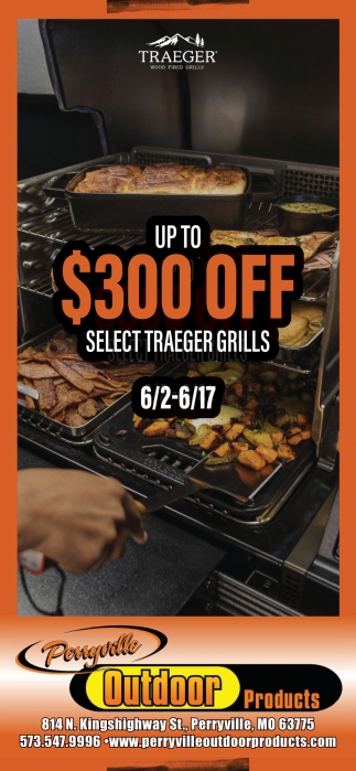 Up To $300 OFF Select Traeger Grills