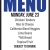 Senior Center Menu