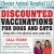 Discounted Vaccinations for Dogs and Cats