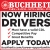 Now Hiring Drivers