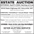 Estate Auction