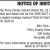 Notice of Invitation to Bid