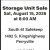 Storage Unit Sale