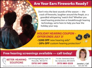 Better Hearing Solutions