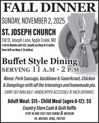 St. Joseph Church - Apple Creek