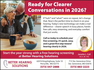 Better Hearing Solutions