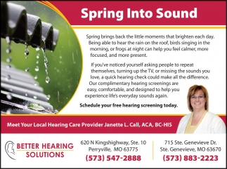 Better Hearing Solutions