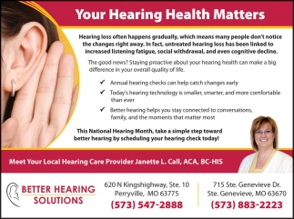 Better Hearing Solutions