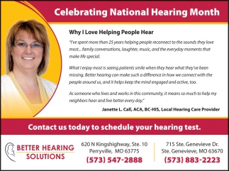Better Hearing Solutions
